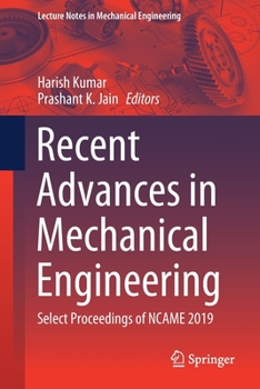 Paperback Recent Advances in Mechanical Engineering: Select Proceedings of Ncame 2019 Book