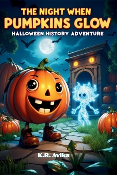 Paperback The Night When Pumpkins Glow - Halloween History Adventure: Samhain History Picture Book for Kids Read-Aloud Storybook with Coloring & Fun Games - Poe Book