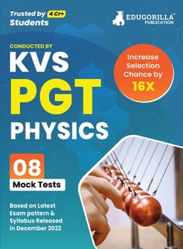 Paperback KVS PGT Physics Exam Prep Book 2023 (Subject Specific): Post Graduate Teacher (English Edition) - 8 Mock Tests (Solved) with Free Access to Online Tes Book