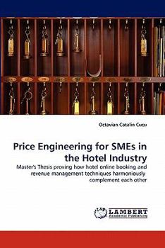 Paperback Price Engineering for Smes in the Hotel Industry Book