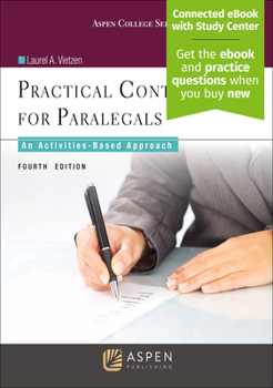 Paperback Practical Contract Law for Paralegals: An Activities-Based Approach [Connected eBook with Study Center] Book