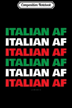 Composition Notebook: Italian alien with Italian hands meme Pun Italien  Journal/Notebook Blank Lined Ruled 6x9 100 Pages