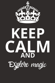 Paperback Explore magic NOTEBOOK: "Journal and Notebook - Composition Size (6x9) With Lined and Blank Pages, Perfect for Journal, Doodling.." Book