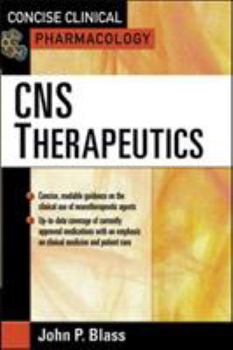 Paperback Concise Clinicial Pharmacology: CNS Therapeutics Book