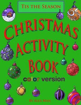 Paperback Christmas Activity Book- Color Version Book