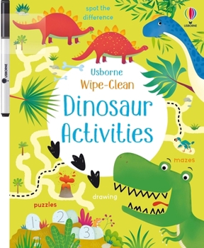 Paperback Wipe-Clean Dinosaur Activities Book