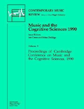 Paperback Music and the Cognitive Sciences 1990 Book