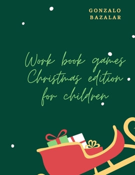 Paperback Work book games Christmas edition for children Book