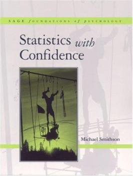 Hardcover Statistics with Confidence: An Introduction for Psychologists Book