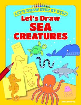 Paperback Let's Draw Sea Creatures Book