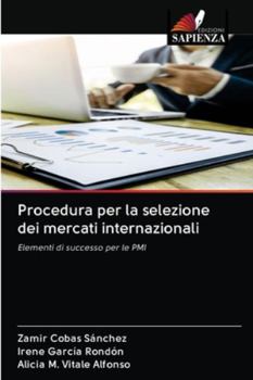 Paperback Procedura per la selezione dei mercati internazionali [Italian] Book