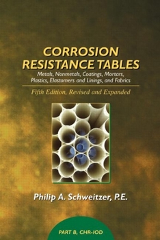 Hardcover Corrosion Resistance Tables: Part B Book