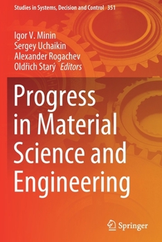 Paperback Progress in Material Science and Engineering Book