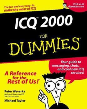 Paperback Icq 2000 for Dummies Book