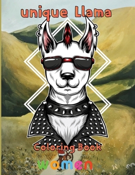 Paperback unique Llama Coloring Book women: 8.5''x11''/Llama Coloring Book