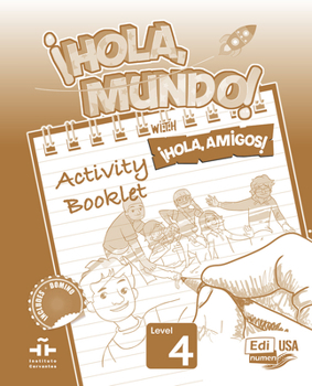 Paperback Hola Mundo 4 - Activity Book [Spanish] Book