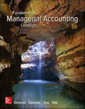 Hardcover Fundamental Managerial Accounting Concepts Book