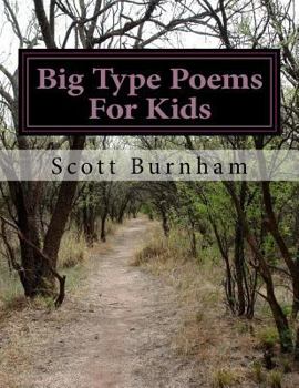 Paperback Big Type Poems For Kids Book