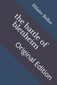 Paperback The battle of blenheim: Original Edition Book