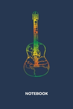 NOTEBOOK: Ruled Instruments Journal - Lined Guitar Player Organizer Guitarist Planner - Girlfriend Gift Idea Boyfriend - Rock Music Diary 6x9 Inch ... 120 Pages - Instrumentalist Birthday Present