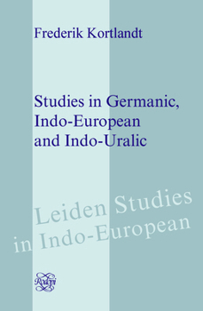 Hardcover Studies in Germanic, Indo-European and Indo-Uralic Book