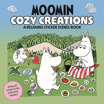 Paperback Moomin Cozy Creations: A Relaxing Sticker Scenes Book