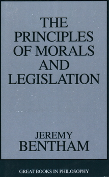 Paperback The Principles of Morals and Legislation Book