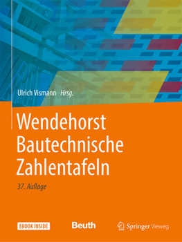 Hardcover Wendehorst Bautechnische Zahlentafeln [German] Book