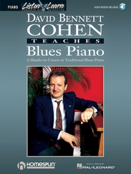 Paperback David Bennett Cohen Teaches Blues Piano - Book/Online Audio [With *] Book