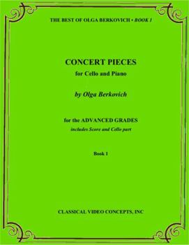 Paperback Concert Pieces for Cello and Piano Book 1 Book