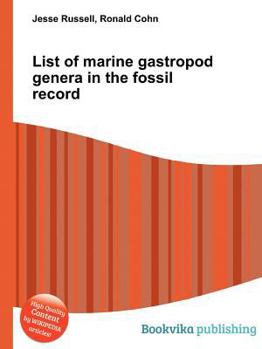 Paperback List of Marine Gastropod Genera in the Fossil Record Book