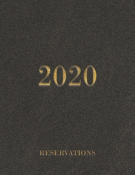 Reservations 2020: Reservation Book For Restaurant | 365 Day Guest Booking Diary | Daily Hostess Table Log Journal Jan 2020 - Dec 2020 with golden mandala cover (Restaurant Reservation 2020)