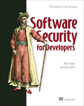 Paperback Software Security for Developers: With Examples in Java and Spring Book