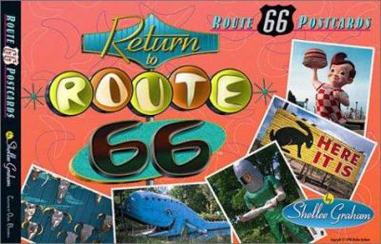 Card Book Return to Route 66: Postcards Book