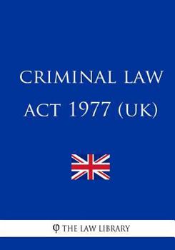 Paperback Criminal Law ACT 1977 (Uk) Book