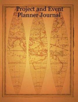 Paperback Project and Event Planner Journal Book