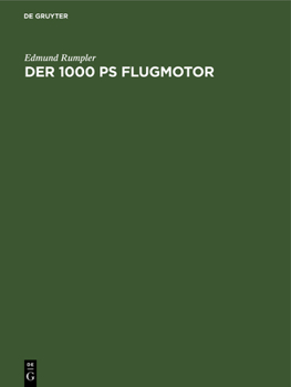 Hardcover Der 1000 PS Flugmotor [German] Book