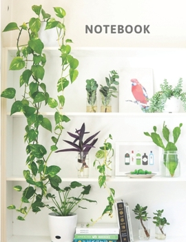 Notebook: A Houseplant Themed Journal - 120 Pages of Lined Paper