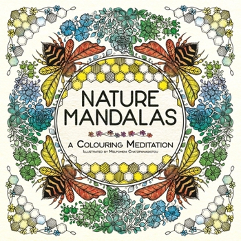 Paperback Nature Mandalas: A Colouring Meditation Book