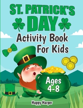 Paperback St. Patrick's Day Activity Workbook [Large Print] Book