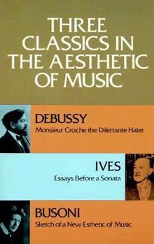 Paperback Three Classics in the Aesthetic of Music Book