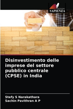 Paperback Disinvestimento delle imprese del settore pubblico centrale (CPSE) in India [Italian] Book
