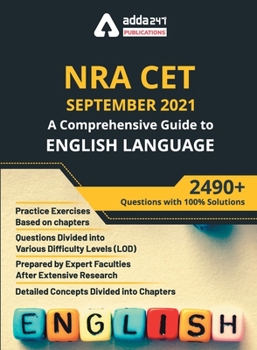 Paperback A Comprehensive Guide to English Language for NRA CET Exam Book