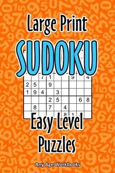 Paperback Large Print Sudoku Easy Level Puzzles Book