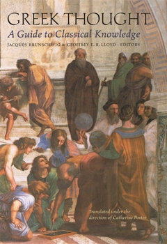 Greek Thought: A Guide to Classical Knowledge - Book  of the Harvard University Press Reference Library
