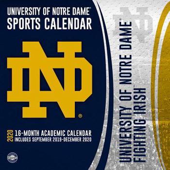 Calendar Notre Dame Fighting Irish: 2020 12x12 Team Wall Calendar Book