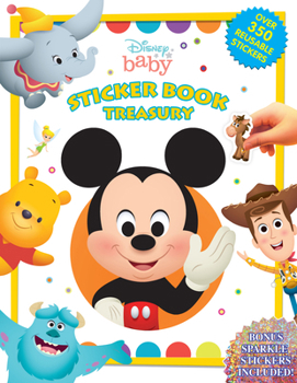 Hardcover Disney Baby Sticker Book Treasury Book