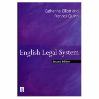 Paperback ENGLISH LEGAL SYSTEM Book