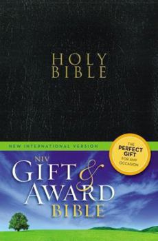 Paperback NIV, Gift and Award Bible, Leather-Look, Black, Red Letter Edition Book