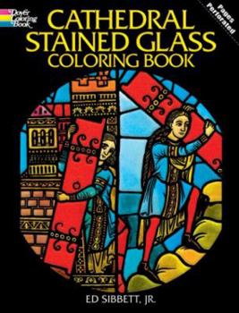 Paperback Cathedral Stained Glass Coloring Book